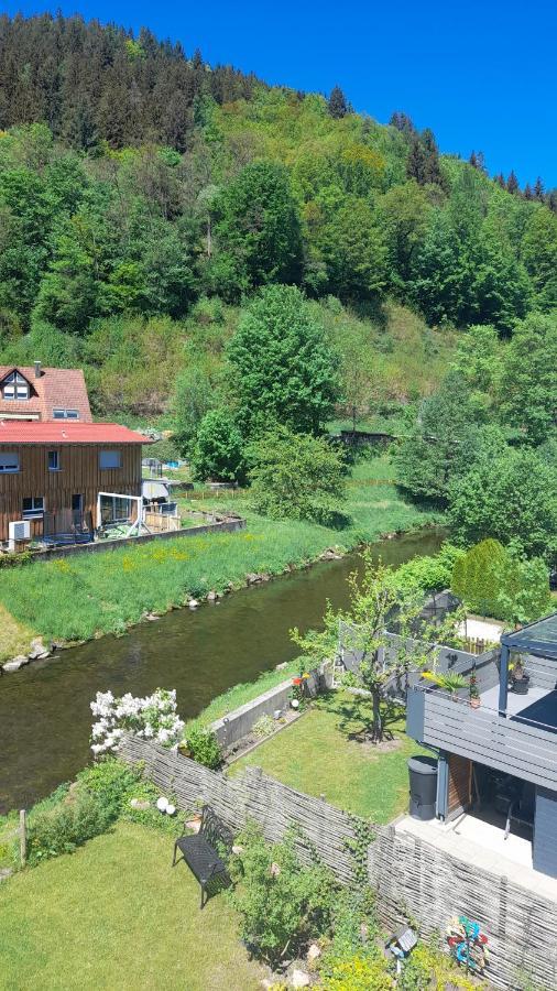 Ferienwohnung Am Enzufer Mit Balkon In Bad Wildbad Im Schwarzwald Ngoại thất bức ảnh